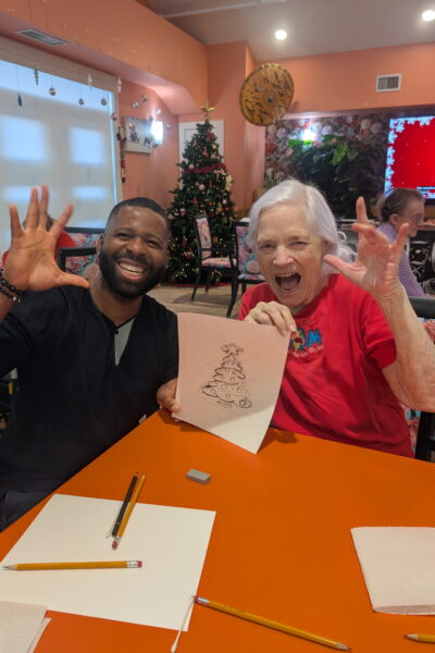 Art day at Lifestyle Options Retirement Community. Dec 2025 MAIN PIC