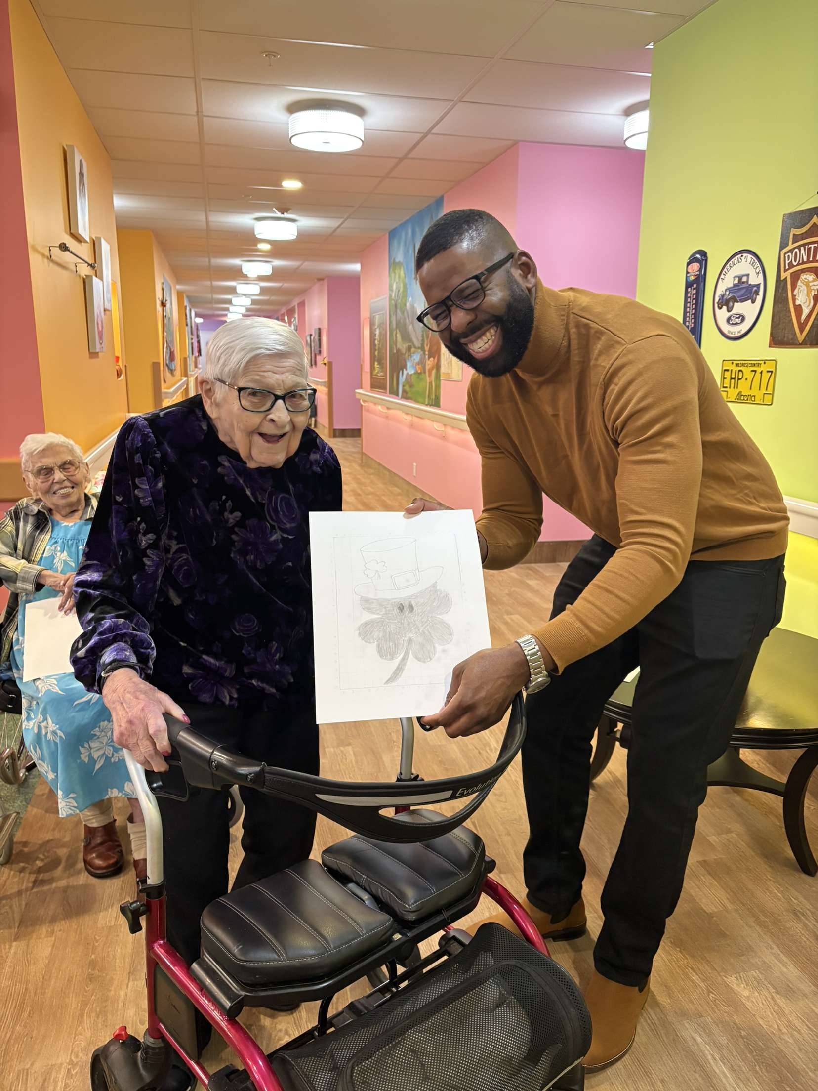 Art day at Lifestyle Options Retirement Community.